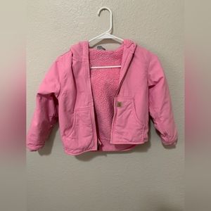 Girls pink carhartt jacket
